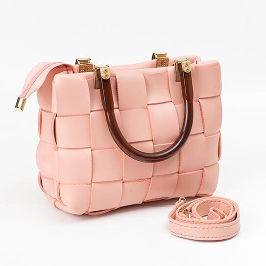 Twisted Basket Pink Bag Pic 3
